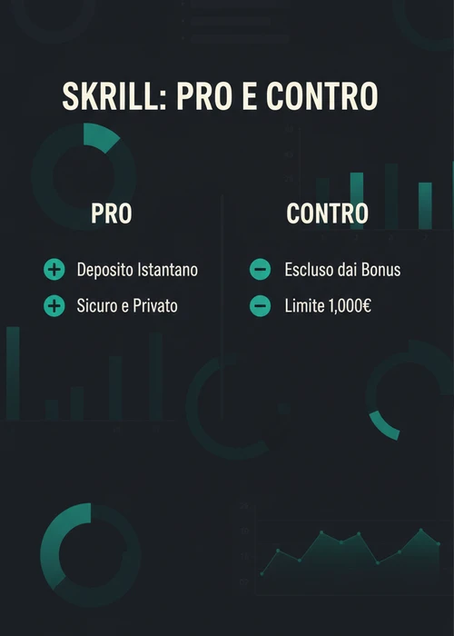 Icona Skrill su sfondo di fiches da casinò e carte da gioco